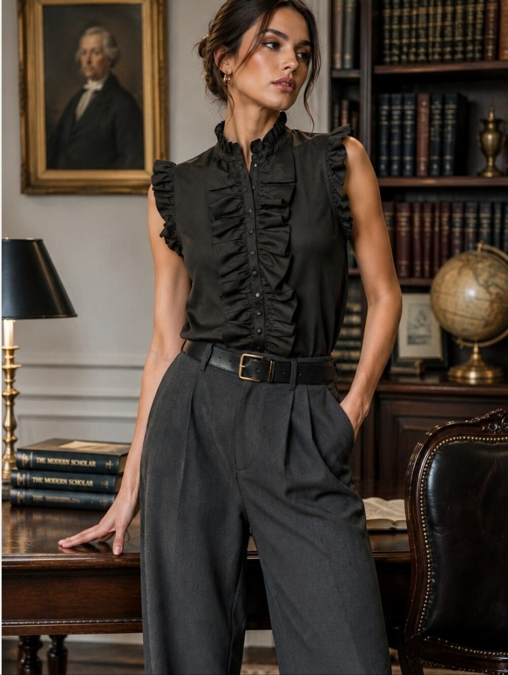 Ted Baker London Tailored Tuxedo Blouse